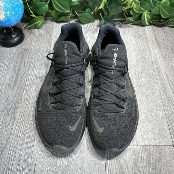 Nike Free Run 5.0 Triple Black Off Noir Men's Running Sneakers CZ1884-004 Sz 11 - Picture 2 of 10